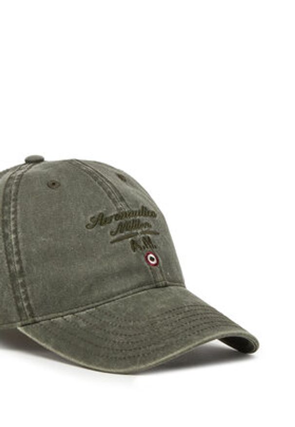 Aeronautica Militare Czapka z daszkiem 251HA1204CT2476 Zielony. Kolor: zielony. Materiał: bawełna, materiał