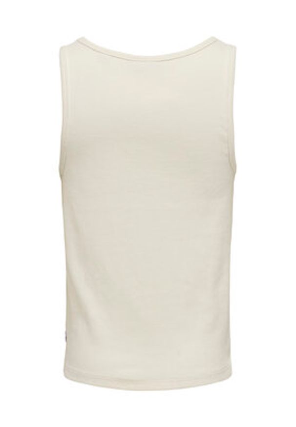 Only & Sons Tank top Tanner 22030217 Écru Regular Fit. Materiał: bawełna