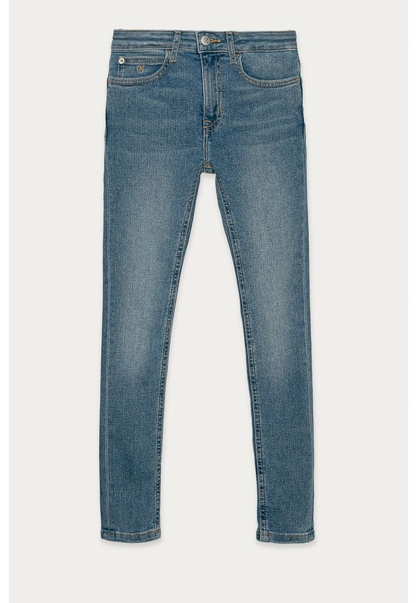 Calvin Klein Jeans - Jeansy dziecięce 140-176 cm. Kolor: niebieski