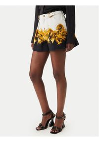 Versace Jeans Couture Szorty materiałowe 80HAD55P ES163 Biały Straight Fit. Kolor: biały. Materiał: bawełna #1