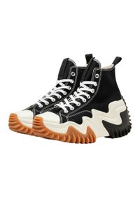 Buty do chodzenia dla dorosłych Converse Run Star Motion High Black Gum. Kolor: czarny. Materiał: guma. Sport: turystyka piesza, bieganie