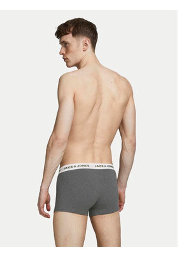 Jack & Jones Komplet bokserek Solid 12189935 Kolorowy. Materiał: bawełna. Wzór: kolorowy