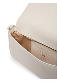 Elisabetta Franchi Torebka BS-82N-47E2-V560 Biały. Kolor: biały. Materiał: skórzane