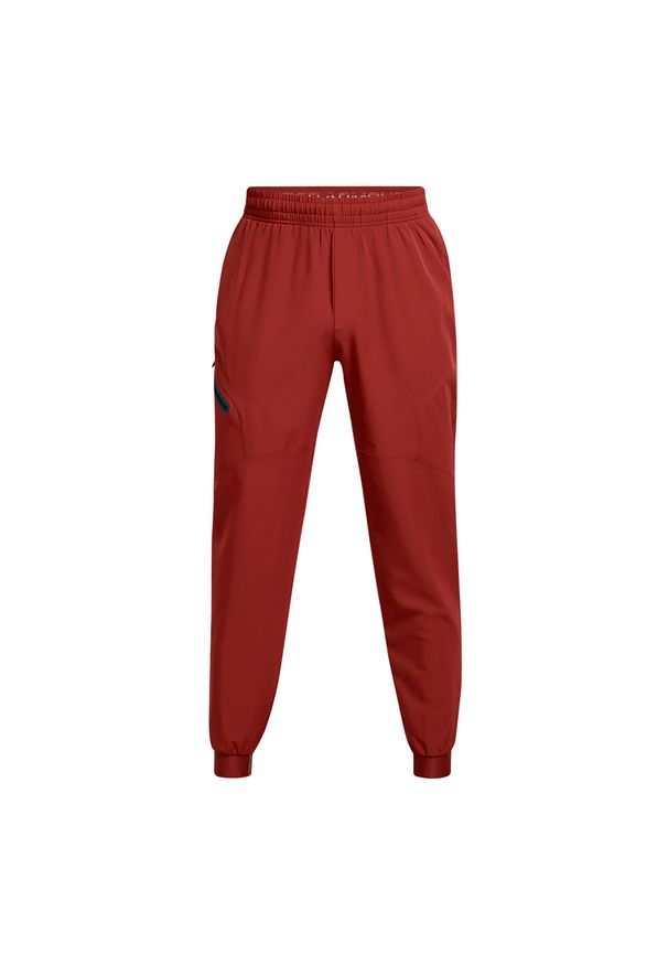 Spodnie męskie Under Armour Unstoppable Joggers. Kolor: czerwony. Sport: fitness