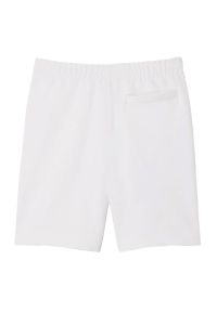 Spodenki męskie Lacoste GH9860-001 - białe. Kolor: biały. Materiał: bawełna. Długość: do kolan. Sport: fitness #1