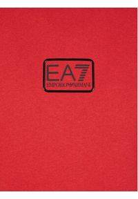 EA7 Emporio Armani Bluza 6RPM92 PJ07Z 1462 Czerwony Regular Fit. Kolor: czerwony. Materiał: bawełna