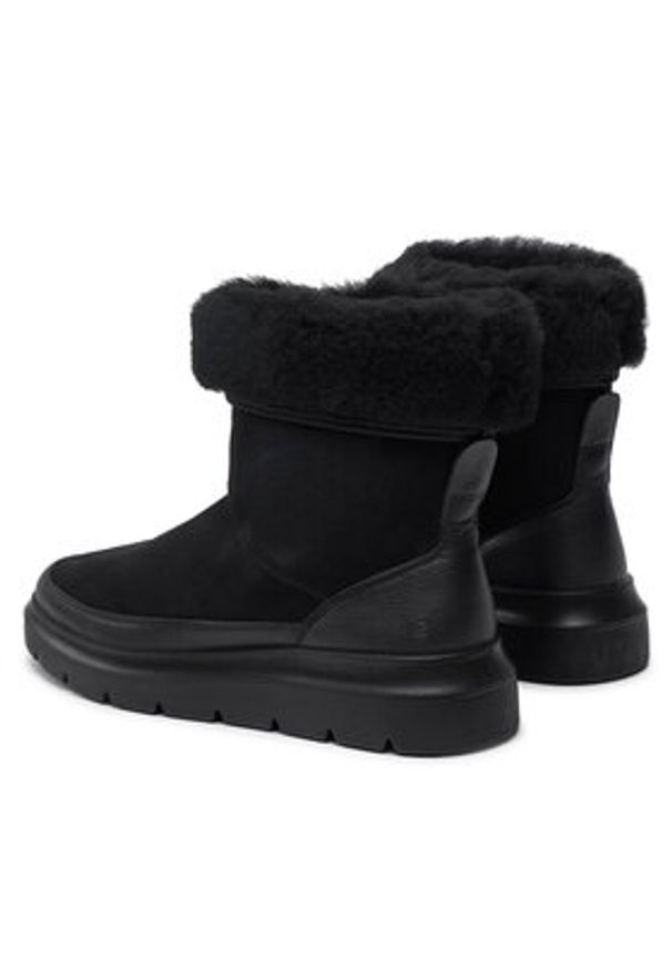 ecco - ECCO Botki Nouvelle 21626351052 Czarny. Kolor: czarny. Materiał: zamsz, skóra