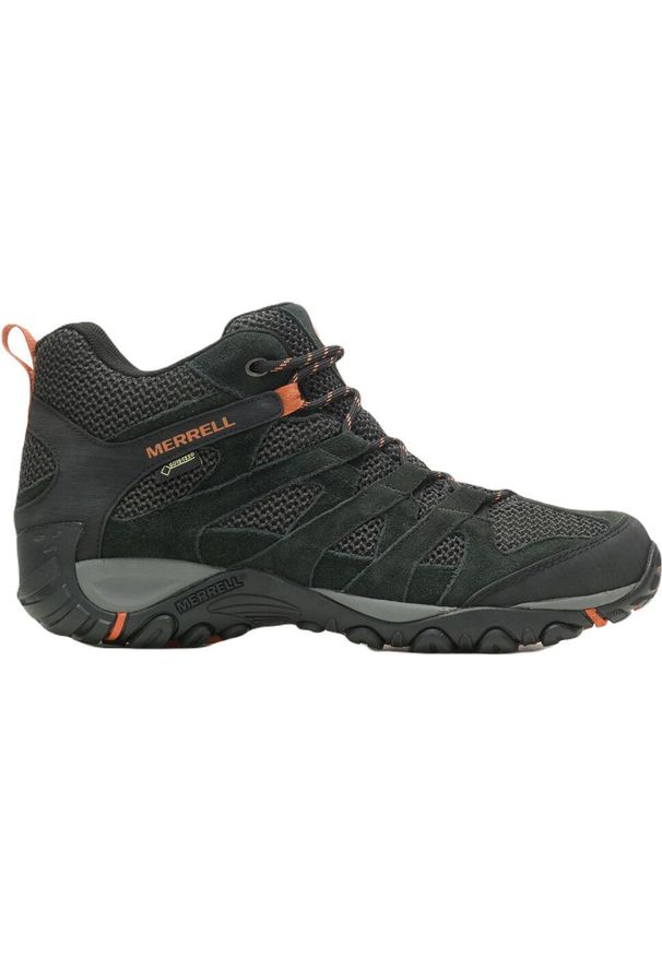 Buty Trekkingowe Męskie Merrell Alverstone Mid Gore-Tex. Kolor: czarny. Technologia: Gore-Tex. Sport: turystyka piesza