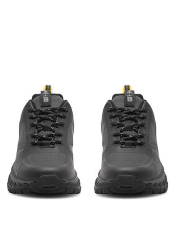BASS OUTDOOR Półbuty BA11T002 Czarny. Kolor: czarny. Materiał: materiał