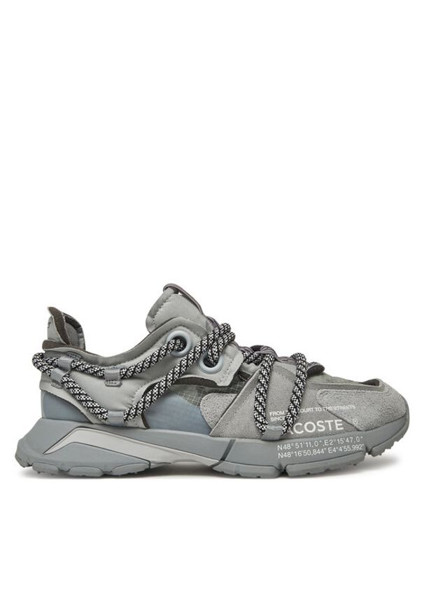 Lacoste Sneakersy 7-49SMA0012 Szary. Kolor: szary. Materiał: skóra