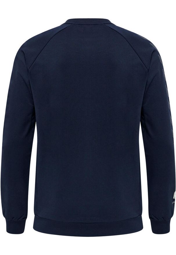 Bluza piłkarska męska Hummel Move Grid bawełniana. Kolor: niebieski. Materiał: bawełna. Sport: piłka nożna
