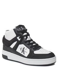 Calvin Klein Jeans Sneakersy Basket Cupsole High Mix Ml Fad YW0YW01300 Czarny. Kolor: czarny