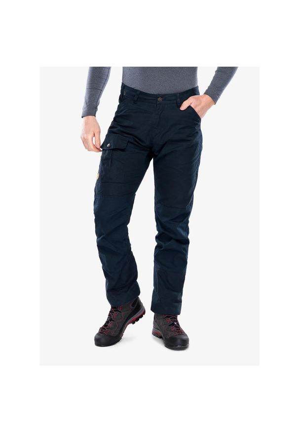 Fjällräven - Spodnie męskie Fjallraven Nils Trousers. Kolor: niebieski