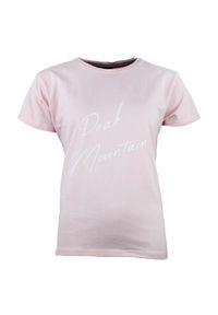 PEAK MOUNTAIN - Koszulka damska Peak Mountain Atresor. Kolor: różowy. Długość rękawa: krótki rękaw. Długość: krótkie. Sport: outdoor #1