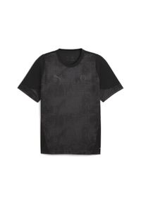 Puma - Męska koszulka treningowa FC St. Pauli PUMA Black Flat Dark Gray. Kolor: czarny, szary, wielokolorowy. Sport: piłka nożna