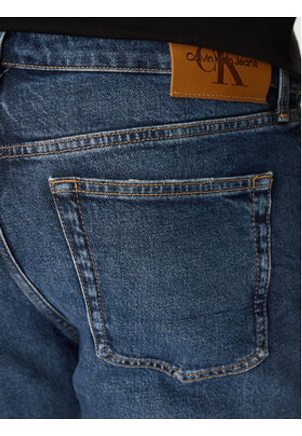 Calvin Klein Jeans Jeansy J30J327162 Niebieski Slim Fit. Kolor: niebieski