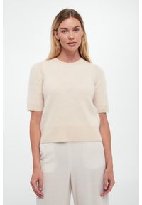 Marella - Sweter damski wełniany Jim MARELLA MONOCHROME. Materiał: wełna