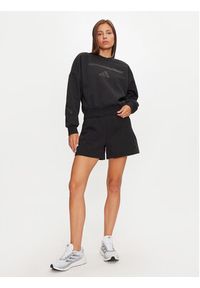 Adidas - adidas Bluza Z.N.E. JE7855 Czarny Loose Fit. Kolor: czarny. Materiał: syntetyk, bawełna