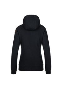 Bluza bawełna damska Kilpi Sohey. Kolor: czarny. Materiał: bawełna #2