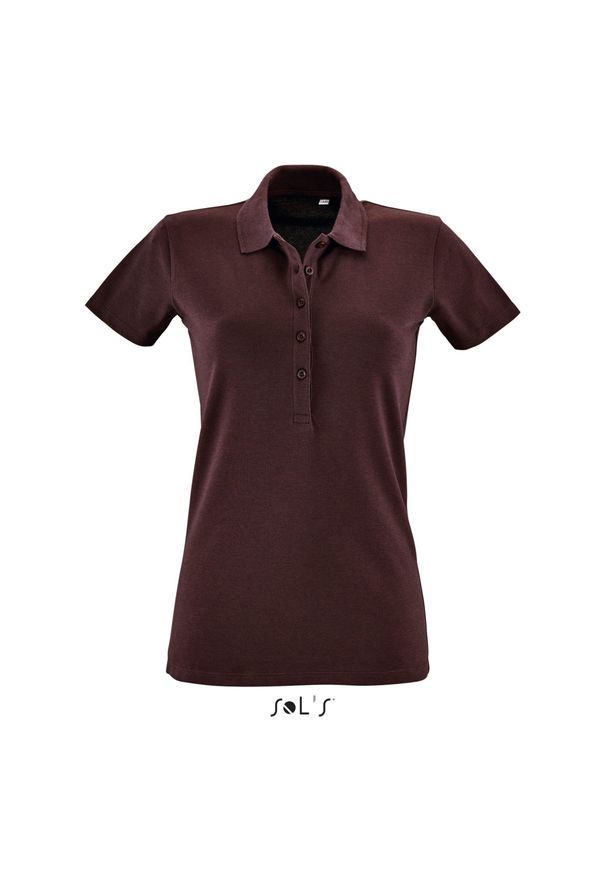 SOL'S - Damska koszulka polo Sol's Phoenix. Typ kołnierza: polo. Kolor: wielokolorowy, fioletowy, czerwony, brązowy