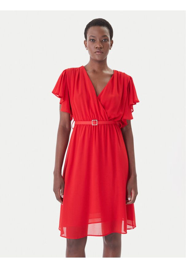 Artigli Sukienka koktajlowa ACAB004967 Czerwony Regular Fit. Kolor: czerwony. Materiał: syntetyk. Styl: wizytowy