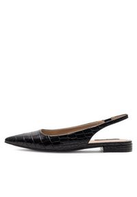 Nine West Baleriny AAFIA JF2187-1 Czarny. Kolor: czarny. Materiał: materiał #3