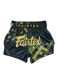 FAIRTEX - Spodenki treningowe Fairtex Muay Thai S1931 Heart of Gold. Kolor: czarny