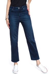 Lee - SPODNIE DAMSKIE LEE 5 POCKET WIDE LEG CLEAN WHEATON L30SRKIN