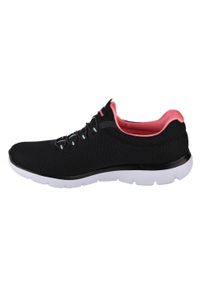 skechers - Buty Summits Rozmiar 41 - 12980-BKPK Czarny. Zapięcie: bez zapięcia. Kolor: czarny. Szerokość cholewki: normalna. Model: Skechers Sport. Sport: turystyka piesza