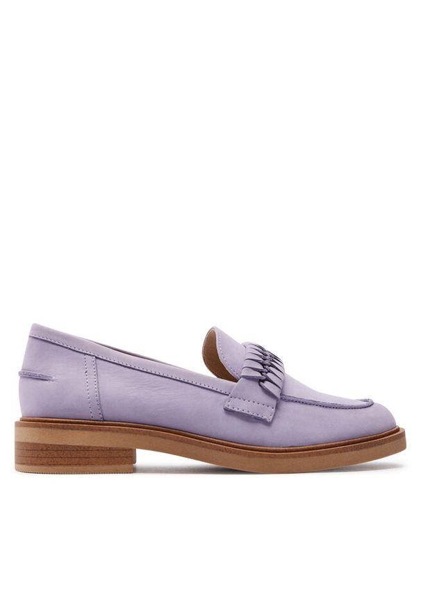 Loafersy Caprice. Kolor: fioletowy