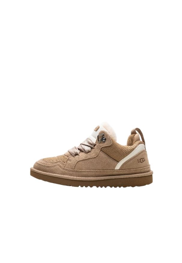 Ugg - Dziecięce buty do chodzenia UGG Lowmel Sand Enfant. Kolor: brązowy. Sport: turystyka piesza