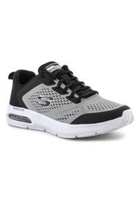 skechers - Buty do chodzenia męskie Skechers Dyna Air Pelland. Zapięcie: sznurówki. Kolor: szary. Materiał: tkanina. Szerokość cholewki: normalna. Sport: turystyka piesza #1