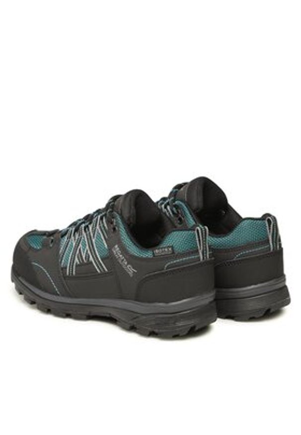 Regatta Trekkingi Lady Samaris II Low RWF540 Czarny. Kolor: czarny. Materiał: materiał