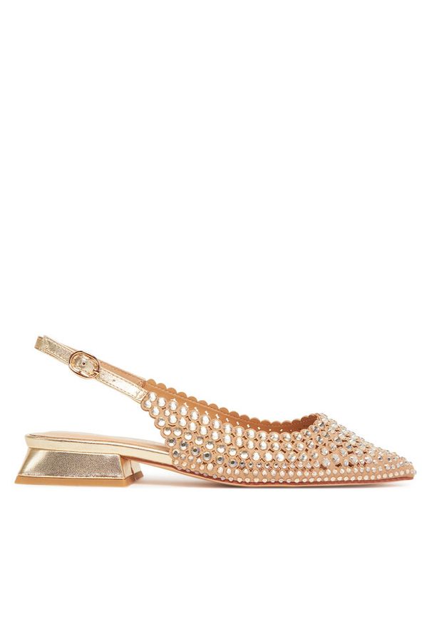 Czółenka Alma En Pena. Kolor: złoty