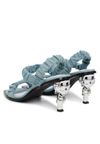 Karl Lagerfeld - KARL LAGERFELD Sandały KL39116D Niebieski. Kolor: niebieski. Materiał: materiał #5