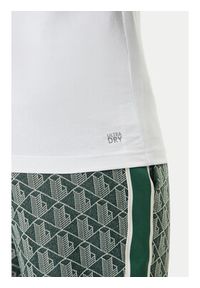 Lacoste T-Shirt TH7712 Biały Regular Fit. Kolor: biały. Materiał: bawełna, syntetyk #4