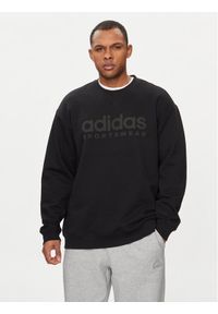 Adidas - adidas Bluza ALL SZN Fleece Graphic IW1190 Czarny Loose Fit. Kolor: czarny. Materiał: syntetyk