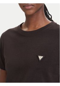 Guess T-Shirt V4YI09 J1314 Brązowy ciemny Regular Fit. Kolor: brązowy. Materiał: bawełna #3