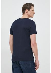 TOMMY HILFIGER - Tommy Hilfiger t-shirt bawełniany kolor granatowy z nadrukiem. Kolor: niebieski. Materiał: bawełna. Wzór: nadruk #4