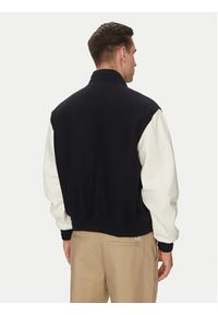 TOMMY HILFIGER - Tommy Hilfiger Kurtka przejściowa Leather Varsity Jacket MW0MW39248 Granatowy Regular Fit. Kolor: niebieski. Materiał: syntetyk #5