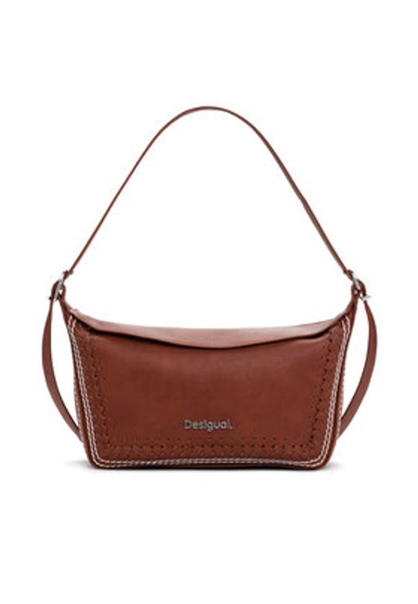 Desigual Torebka 25SAXP52 Brązowy. Kolor: brązowy. Materiał: skórzane