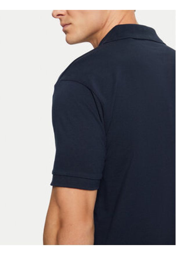 Guess Jeans Polo M4BP29 KCJV1 Granatowy Regular Fit. Typ kołnierza: polo. Kolor: niebieski. Materiał: bawełna