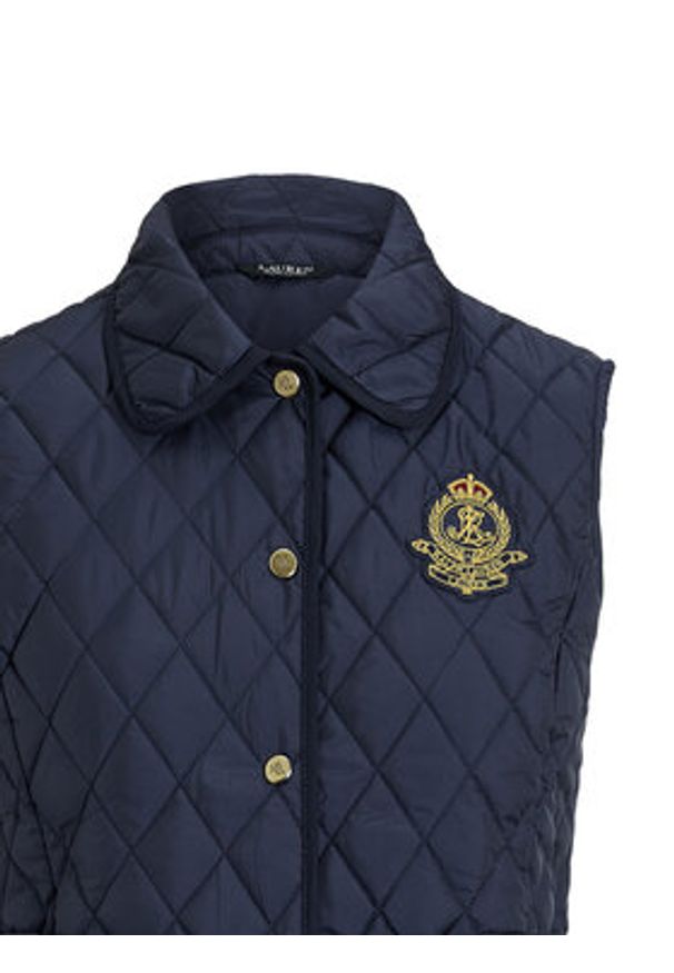 Lauren Ralph Lauren - LAUREN RALPH LAUREN Bezrękawnik 297P10887001 Granatowy Regular Fit. Kolor: niebieski. Materiał: syntetyk. Długość rękawa: bez rękawów