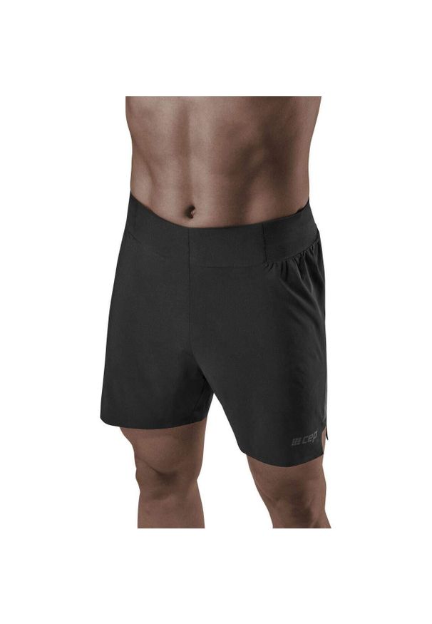 Krótkie spodenki sportowe do biegania CEP męskie. Kolor: czarny. Sport: bieganie
