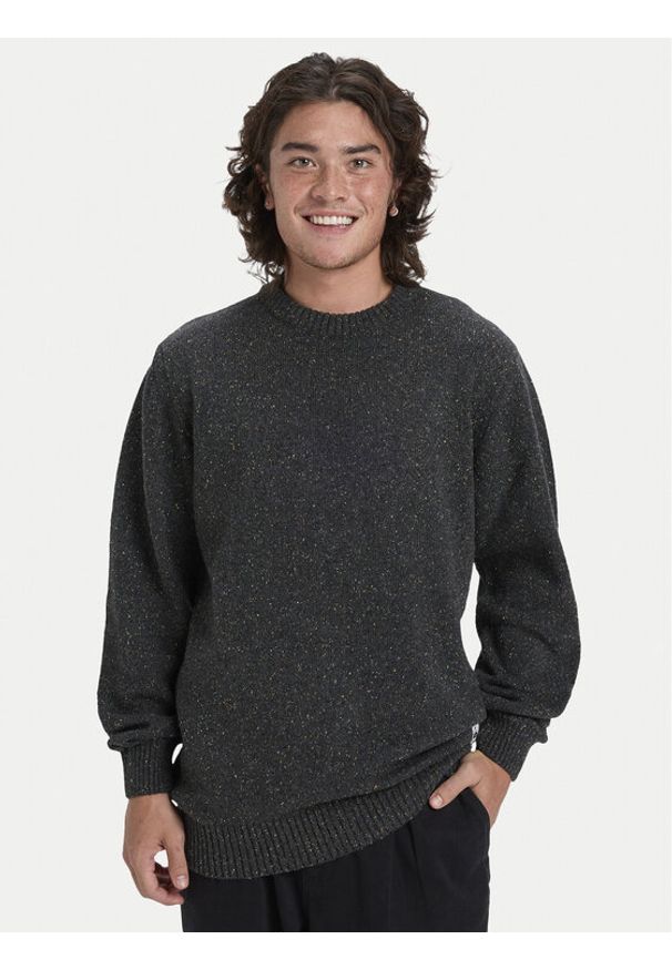 Quiksilver Sweter Slow Song Neppy EQYSW03325 Szary Regular Fit. Kolor: szary. Materiał: syntetyk