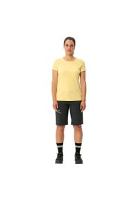 Koszulka szybkoschnąca damska Vaude Essential T-Shirt. Kolor: biały, żółty, wielokolorowy, beżowy