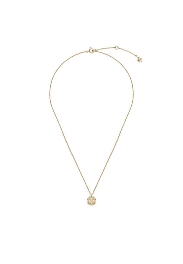 Tory Burch Naszyjnik Miller Pendant Necklace 137185 Złoty. Materiał: metalowe. Kolor: złoty