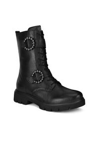 Remonte Trzewiki D1W70-00 Czarny. Kolor: czarny. Materiał: skóra #6