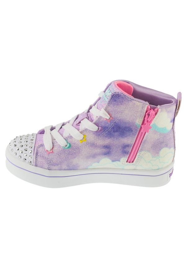 skechers - Buty sportowe Sneakersy dziewczęce, Twi-Lites 2.0 - Unicorn Glam. Kolor: różowy. Model: Skechers Sport. Sport: turystyka piesza