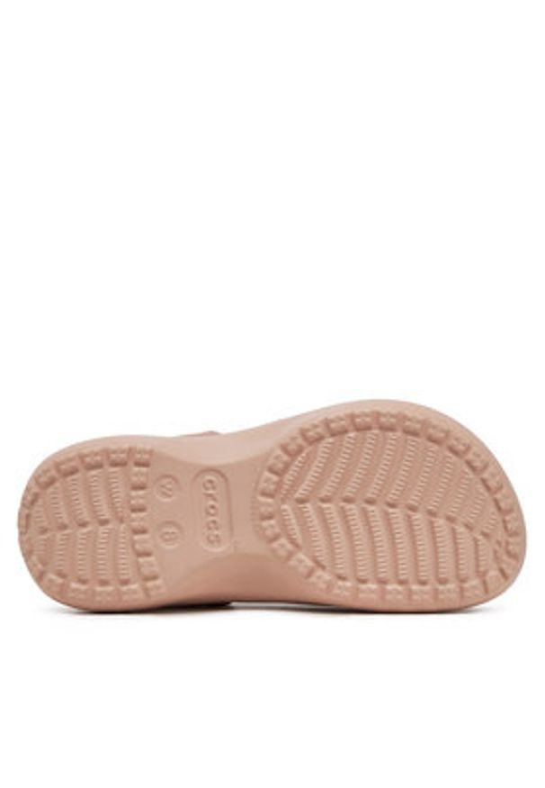 Crocs Klapki Classic Platform Lined Clog W 207938 Różowy. Kolor: różowy. Obcas: na platformie